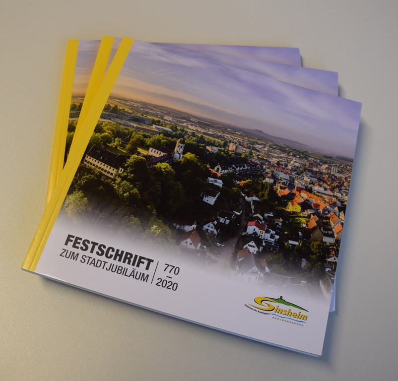 Sinsheim: Festschrift zum Stadtjubiläum ab sofort erhältlich