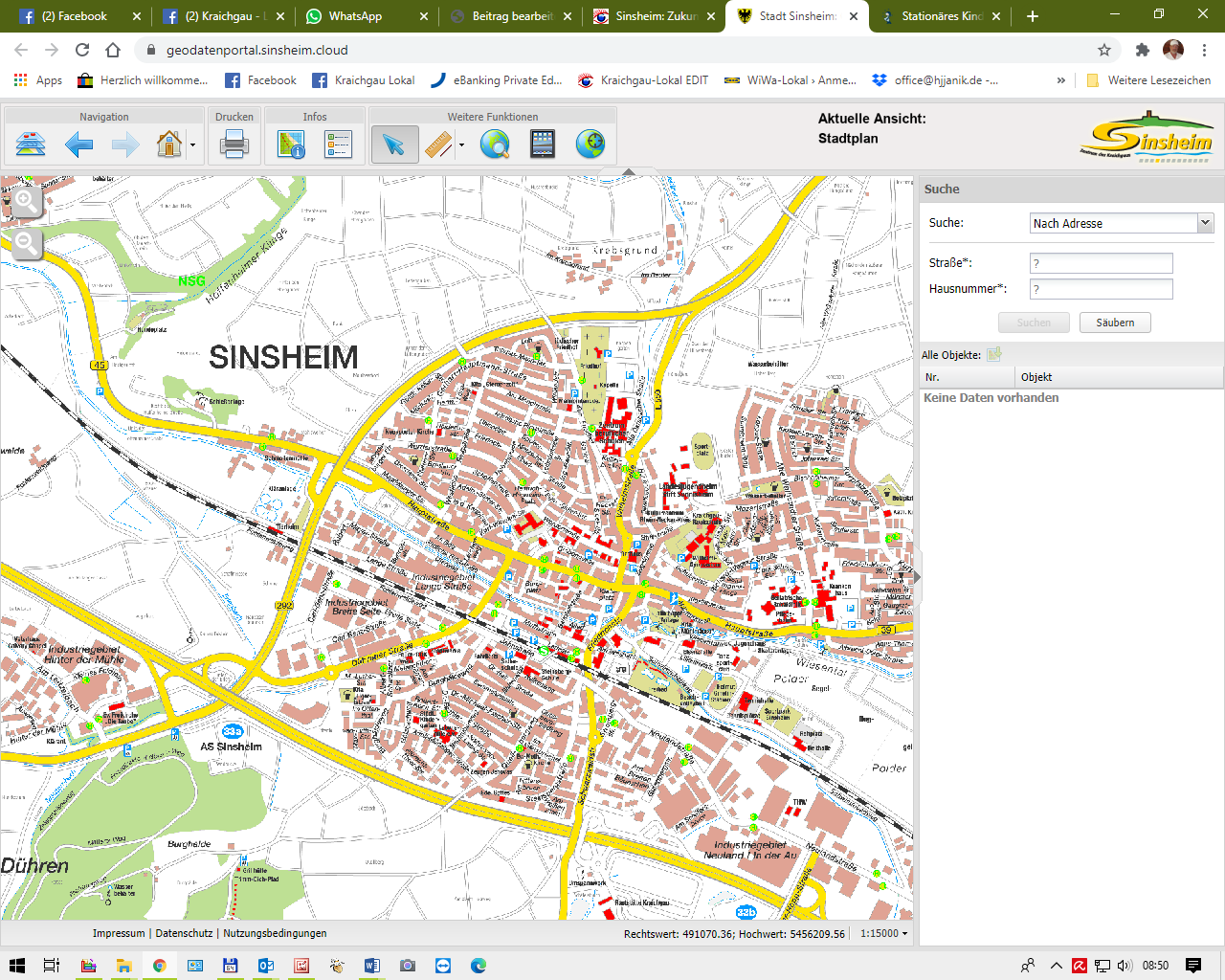 Sinsheim: Zukunftsweisend - Digitaler Stadtplan und Geodatenportal in