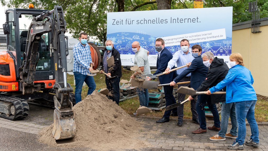 Rauenberg: Glasfaserausbau im Gewerbegebiet Hohenaspen geht an den Start …