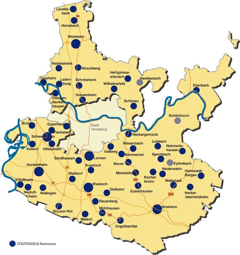 STADTRADELN 2021: Knapp 8.200 aktive Radlerinnen & Radler des Rhein-Neckar-Kreis haben  schon über 1,8 Mio. Kilometer zurückgelegt