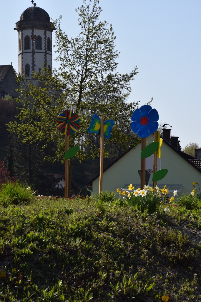 Sinsheimer Stadtbild verschönert – Stadt, Schulen und Kindergärten kooperierten für die bunte Gestaltung