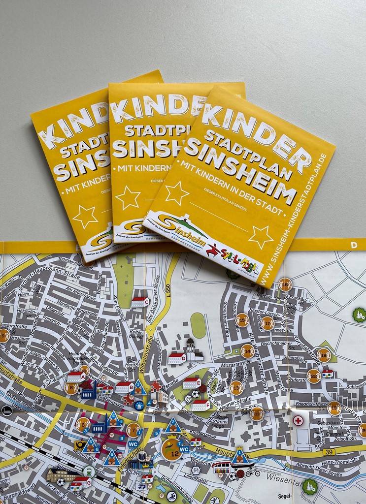 Sinsheim: Das Amt für Bildung, Familie und Soziales informiert : Der neue Kinderstadtplan 2021 ist da!