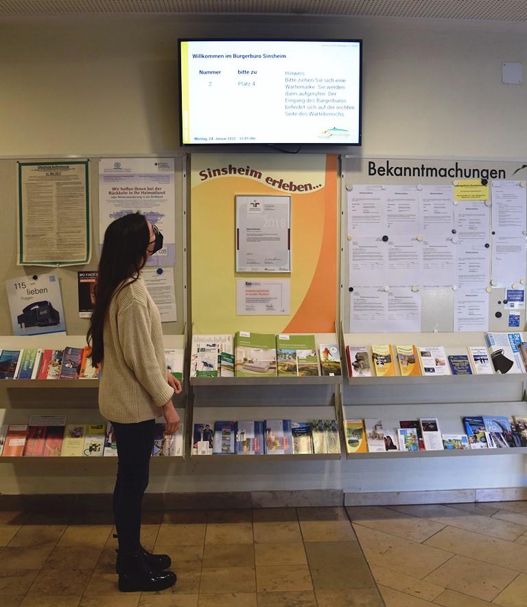 Online zum Wunschtermin – Stadt Sinsheim führt Online-Terminvergabe im Bürgerbüro ein