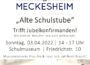 Meckesheimer Schulmuseum: „Alte Schulstube“ trifft Jubelkonfirmanden!