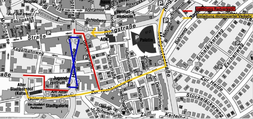 Stadt Wiesloch informiert: Sanierung und Umgestaltung der Haupt- und Ringstraße    