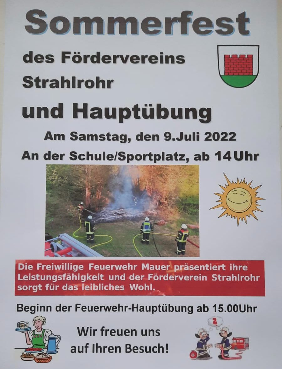 Feuerwehr Mauer Sommerfest 2022