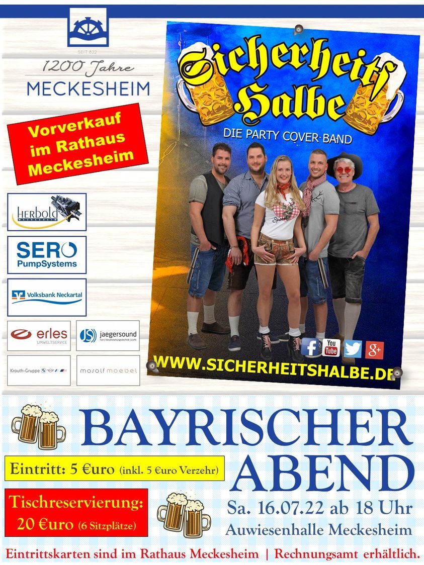 Meckesheim Bayrischer Abend 2022