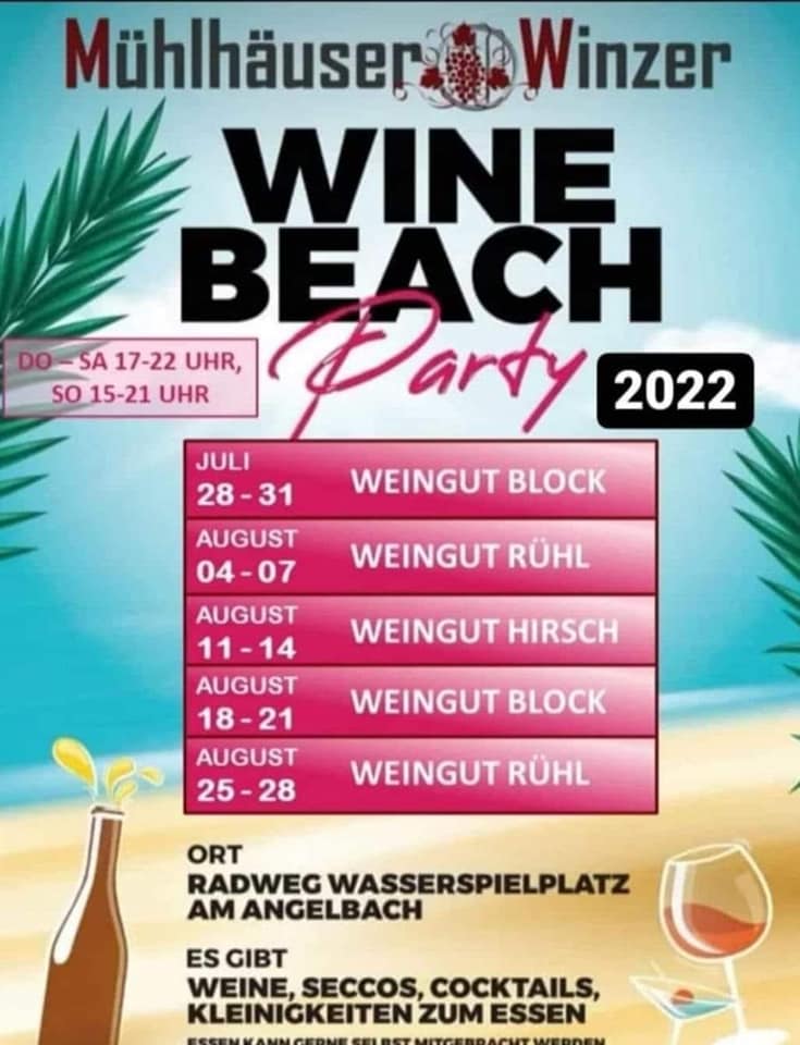 Mühlhausen „Wine-Beach“ eröffnet