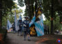 Ein Wieslocher Stadtrat in Kraichgauer Tracht auf dem Winzerfest