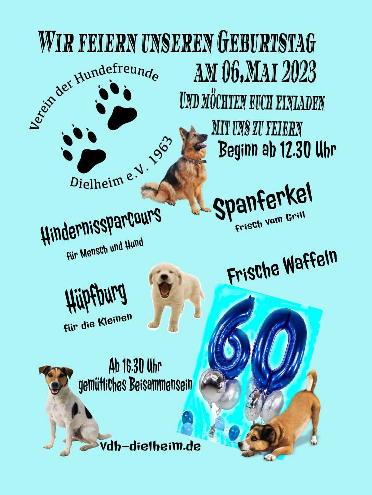 Verein der Hundefreunde Dielheim feiert 60-jähriges Bestehen