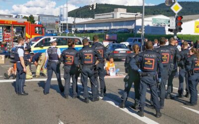 Heidelberg / Mannheim – Klimaaktivisten blockieren den Verkehr am Samstagnachmittag