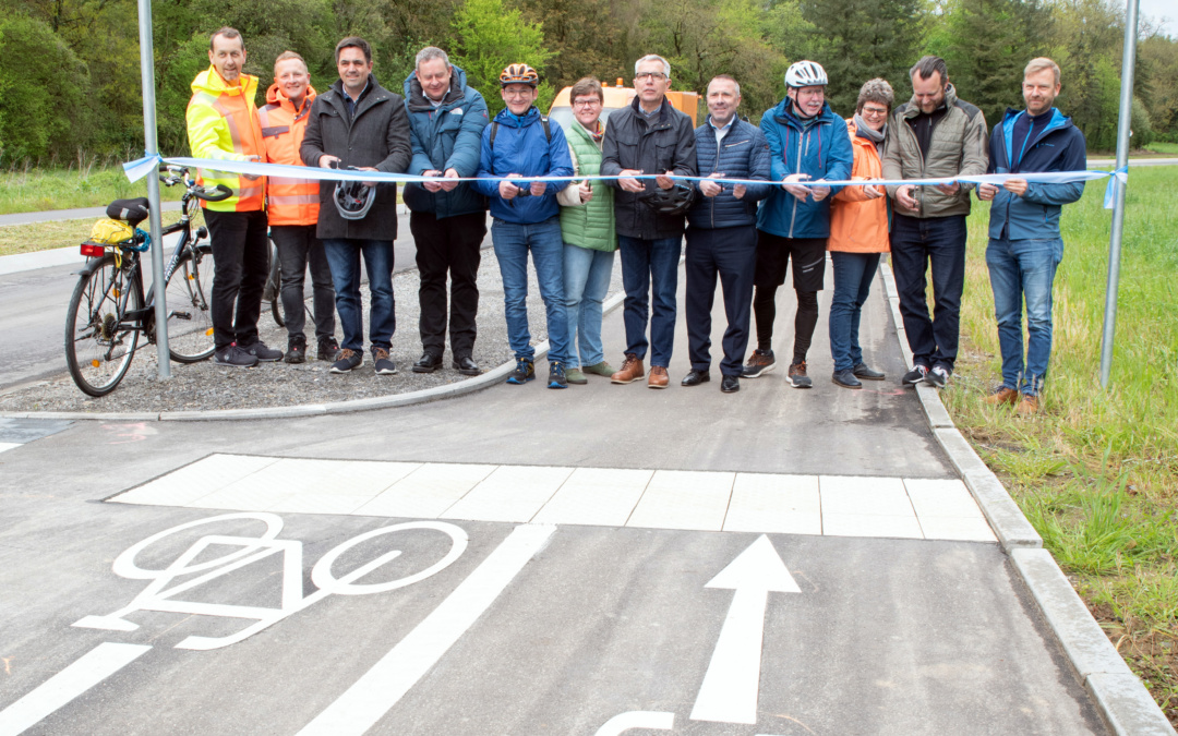 Neuer Radweg zwischen den Sinsheimer Ortsteilen Steinsfurt und Adersbach