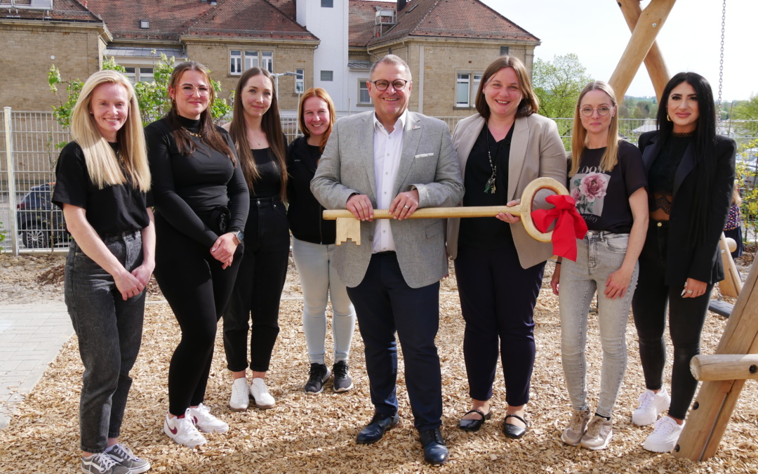 Eppingen: Schlüsselübergabe Kindergarten Katharinenstraße