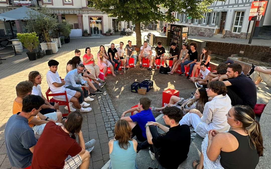 Pizza & Politik in Wiesloch mit MdB Dr. Lars Castellucci