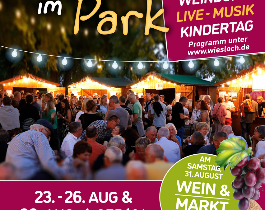 „Winzerfest im Park“ 2024 in Wiesloch