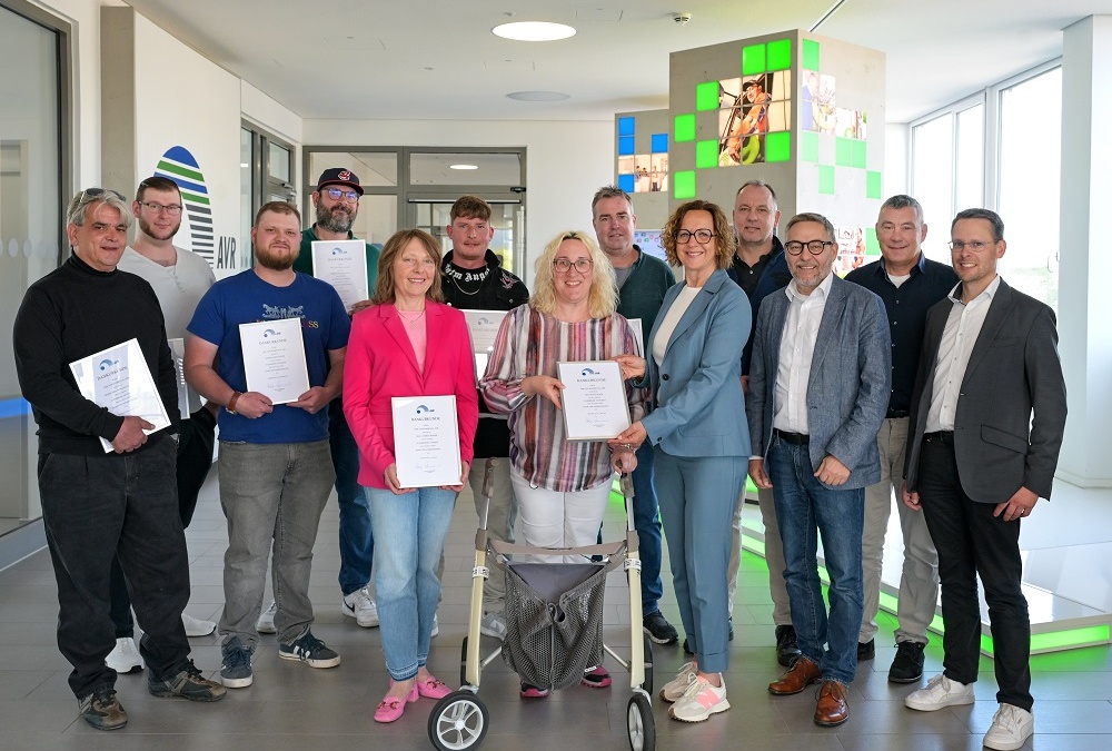 „Danke für die Zusammenarbeit!“ – 190 Dienstjahre für die AVR Kommunal