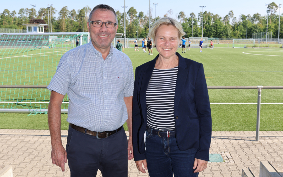 Christiane Staab MdL besuchte „Anpfiff ins Leben“ in Walldorf