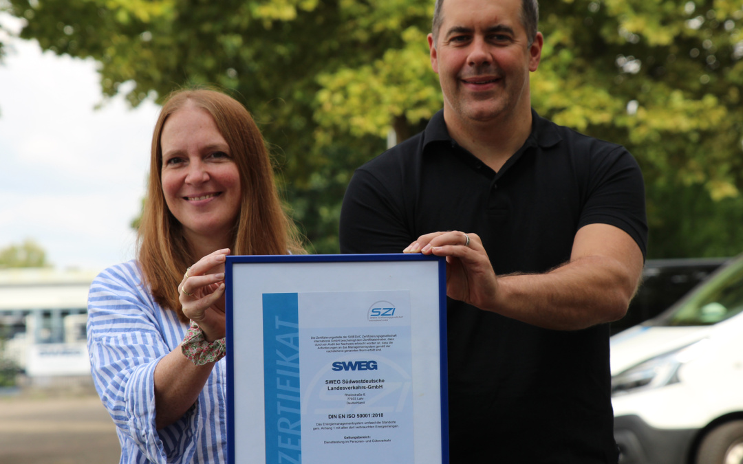 SWEG erstmals für umfassendes Energiemanagement zertifiziert