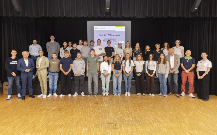 28 Nachwuchskräfte starten Ausbildung oder Studium beim Landratsamt Rhein-Neckar-Kreis