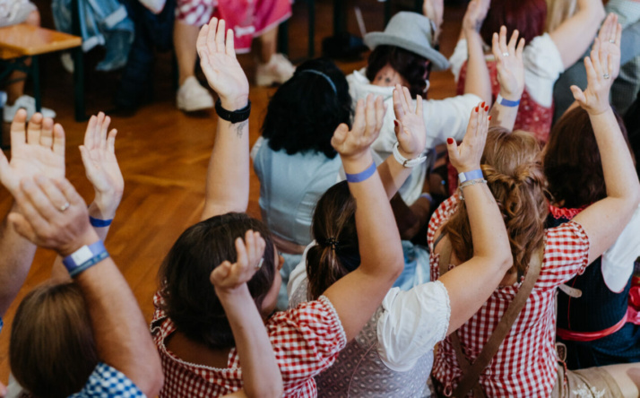 Bierzelt-Feeling im Palatin