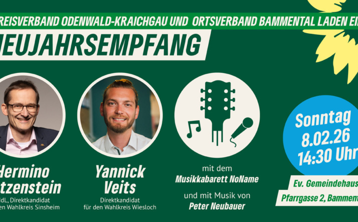 Neujahrsempfang 2026 von Bündnis 90/Die Grünen in Bammental