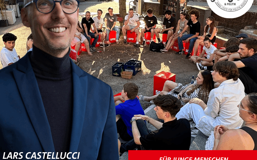 „Pizza & Politik“ in Sinsheim mit Lars Castellucci