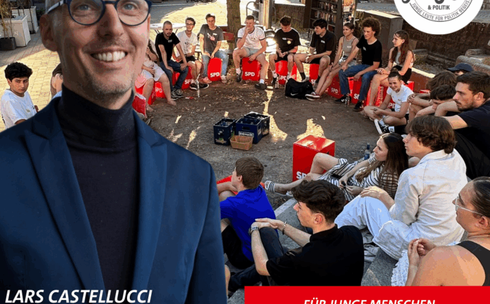 „Pizza & Politik“ in Sinsheim mit Lars Castellucci