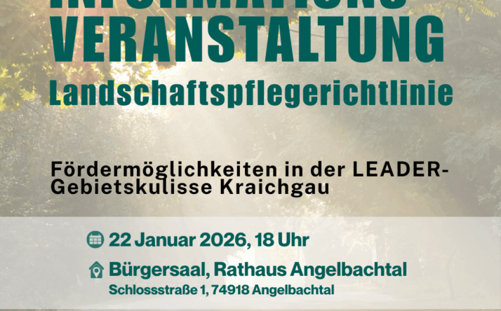 Informationsveranstaltung zur Landschaftspflegerichtlinie in Angelbachtal