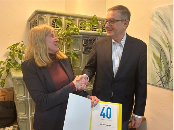 Michael Junge seit 40 Jahren FDP-Mitglied