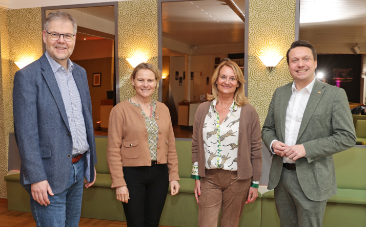 Christiane Staab und Manuel Hailfinger informierten sich vor Ort