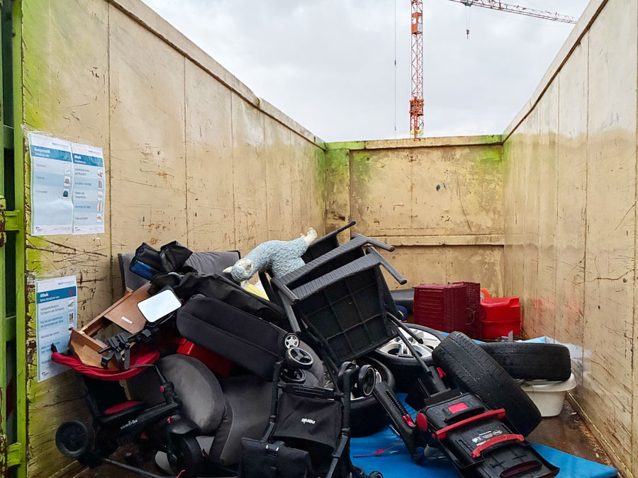 Erste gemeinsame Sonderkontrolle gegen illegale Sperrmüllsammler in Pfinztal