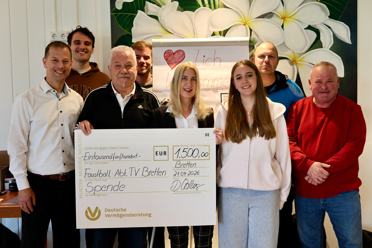 Pressefoto Querformat – TV Bretten – Faustball TV Bretten