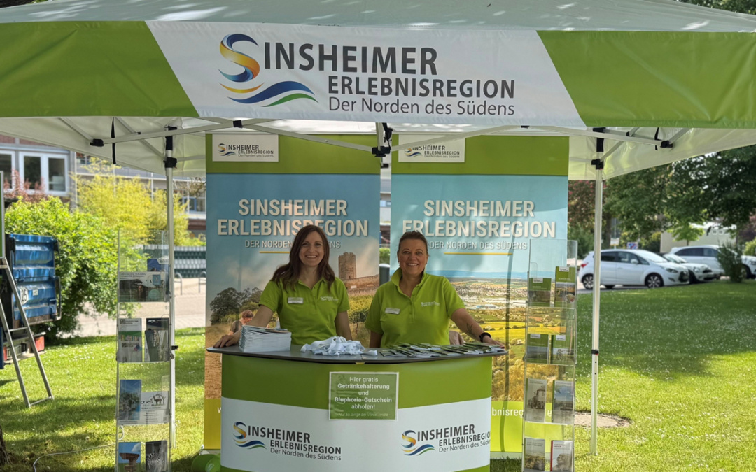 Sinsheimer Erlebnisregion mit Infostand vertreten
