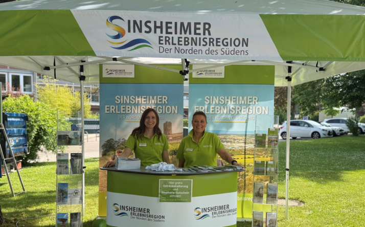 Sinsheimer Erlebnisregion mit Infostand vertreten
