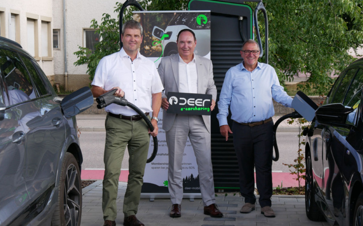Eröffnung Elektroladepark Heilbronner Straße