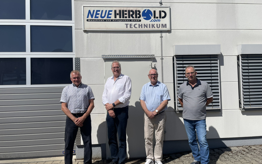 Dr. Albrecht Schütte zu Besuch bei Neue Herbold in Sinsheim