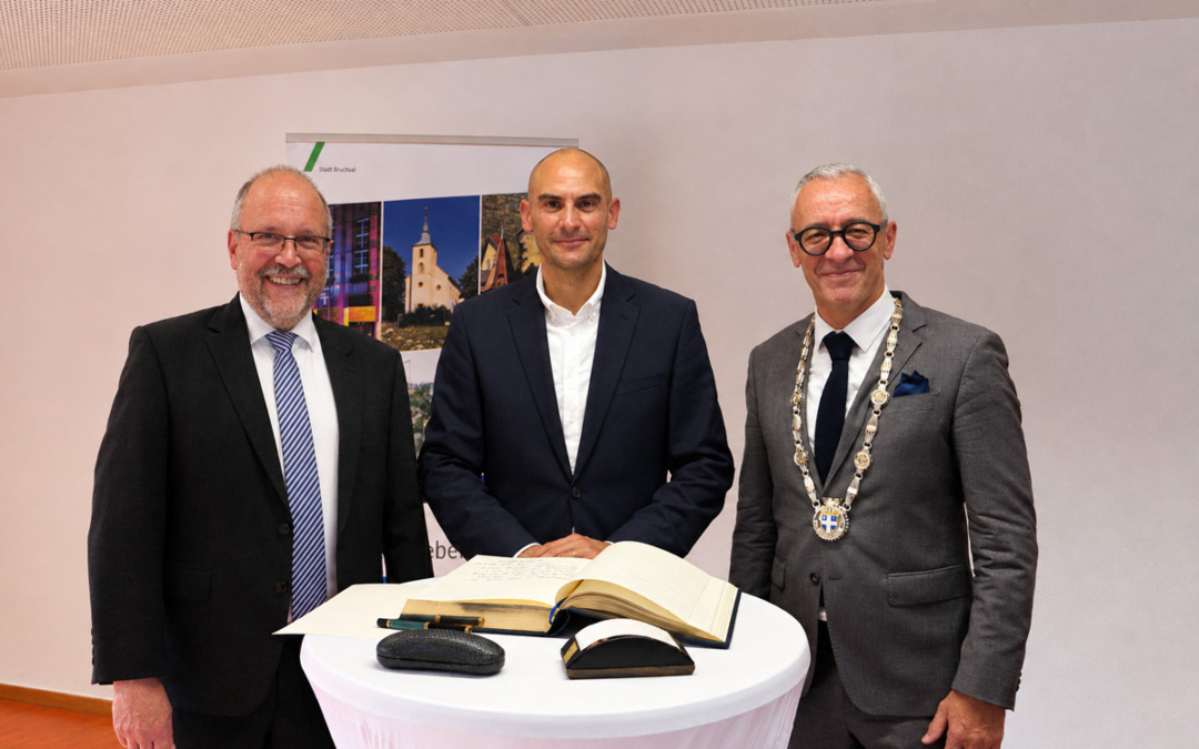 Stadt Bruchsal im Gespräch mit Bundesfinanzminister Lars Klingbeil